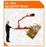 Vacuum Lifter Mounted to Electric Stacker from Al-Vac Dorset, UK